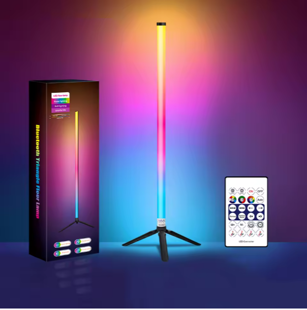 lampadaire led multicolore (lot de 2)