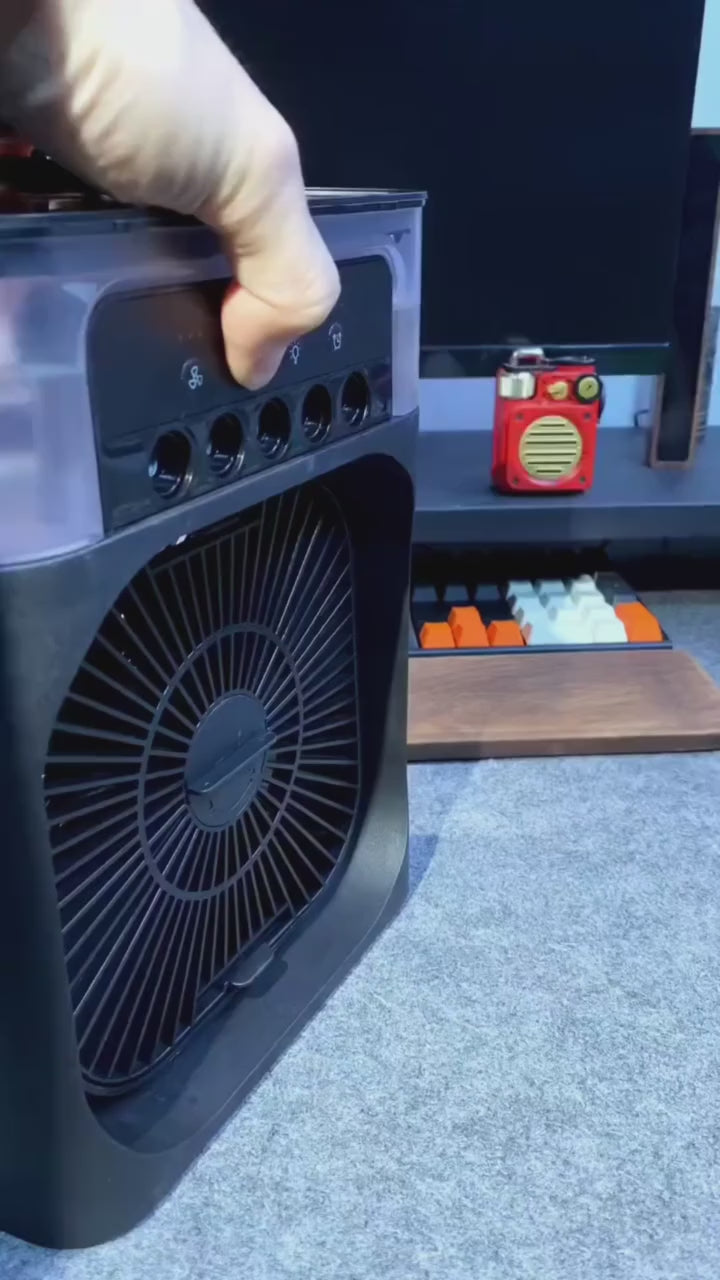 Mini ventilateur avec générateur d'air